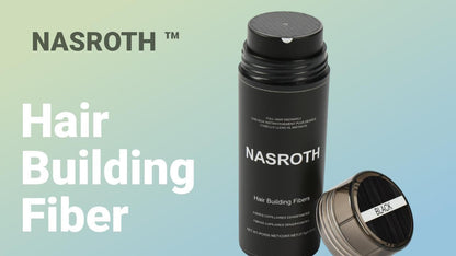 Hair Building Fibers Black 27.5G (0.97 Oz), Fill in Fine or Thinning Hair Instantly Thicker, Fuller-Looking Hair, Hair Thickening Fibers for Men & Women